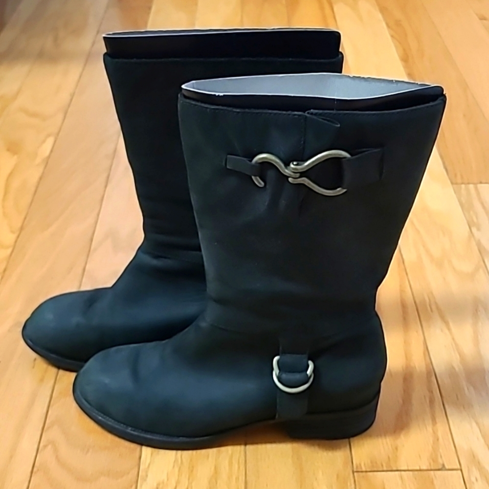 Cole Haan Air Tantivy Mid-Calf Black Boots